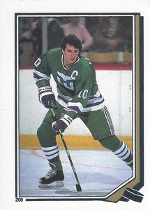 1987-88 O-Pee-Chee Stickers #206 Ron Francis Front