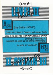 1988-89 O-Pee-Chee Stickers #121 / 251 Wayne Gretzky / Petr Klima Back
