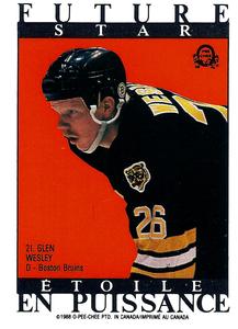 1988-89 O-Pee-Chee Stickers #85 / 215 Lanny McDonald / Mats Naslund Back