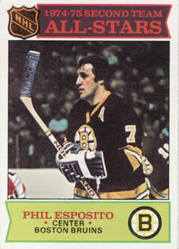 1975-76 Topps #292 Phil Esposito Front