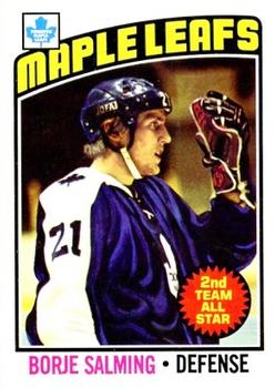 1976-77 O-Pee-Chee #22 Borje Salming Front