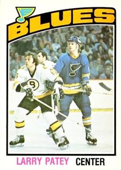 1976-77 O-Pee-Chee #320 Larry Patey Front