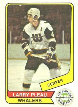 1976-77 O-Pee-Chee WHA #26 Larry Pleau Front