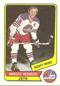 1976-77 O-Pee-Chee WHA #125 Anders Hedberg Front