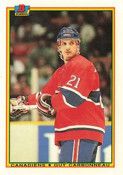 1990-91 Bowman - Collector's Edition (Tiffany) #44 Guy Carbonneau Front