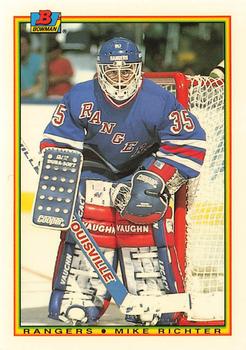 1990-91 Bowman - Collector's Edition (Tiffany) #218 Mike Richter Front