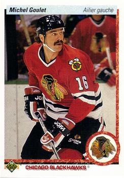 1990-91 Upper Deck French #133 Michel Goulet Front