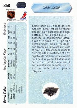 1990-91 Upper Deck French #358 Darryl Sydor Back