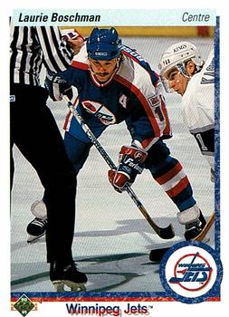1990-91 Upper Deck French #103 Laurie Boschman Front
