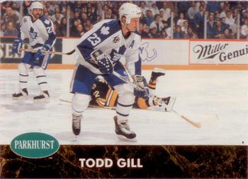 1991-92 Parkhurst French #393 Todd Gill Front