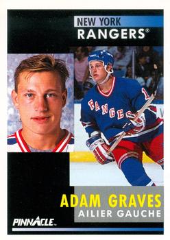 1991-92 Pinnacle French #16 Adam Graves Front