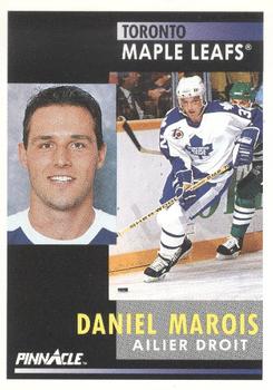 1991-92 Pinnacle French #27 Daniel Marois Front