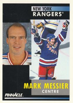 1991-92 Pinnacle French #50 Mark Messier Front