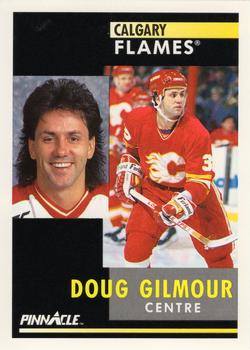 1991-92 Pinnacle French #92 Doug Gilmour Front