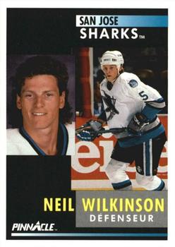 1991-92 Pinnacle French #108 Neil Wilkinson Front