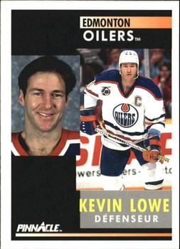 1991-92 Pinnacle French #188 Kevin Lowe Front
