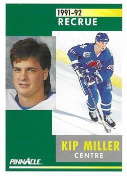 1991-92 Pinnacle French #306 Kip Miller Front