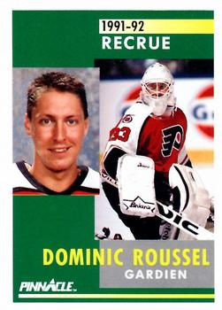 1991-92 Pinnacle French #343 Dominic Roussel Front