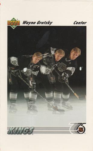 1991-92 Upper Deck - Box Bottoms #NNO Wayne Gretzky Front