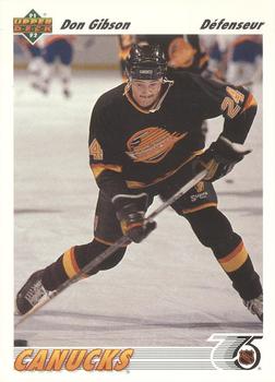 1991-92 Upper Deck French #495 Don Gibson Front