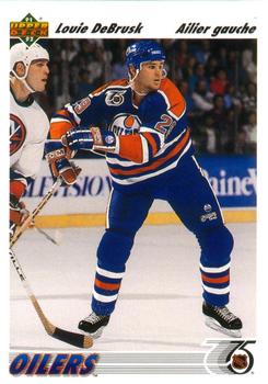 1991-92 Upper Deck French #526 Louie DeBrusk Front