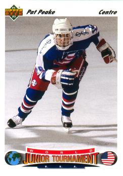 1991-92 Upper Deck French #697 Pat Peake Front