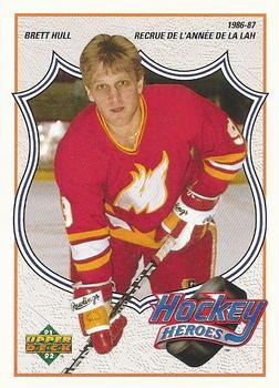 1991-92 Upper Deck French - Hockey Heroes: Brett Hull #4 Brett Hull Front