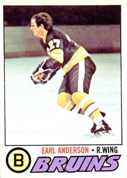 1977-78 O-Pee-Chee #114 Earl Anderson Front
