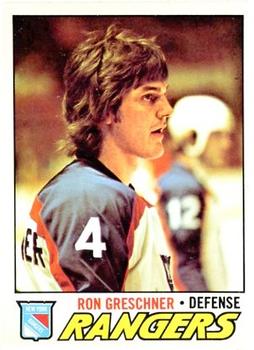 1977-78 O-Pee-Chee #256 Ron Greschner Front