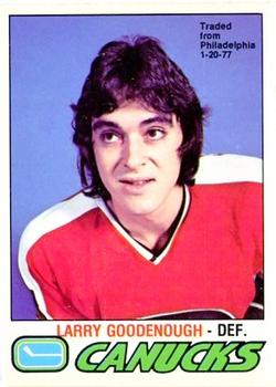 1977-78 O-Pee-Chee #359 Larry Goodenough Front