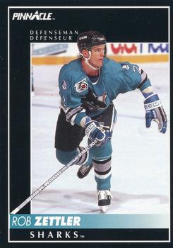 1992-93 Pinnacle Canadian #89 Rob Zettler Front