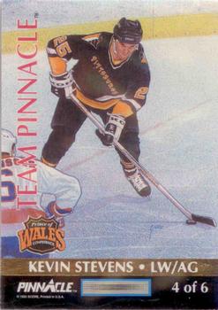 1992-93 Pinnacle Canadian - Team Pinnacle #4 Pavel Bure / Kevin Stevens Back