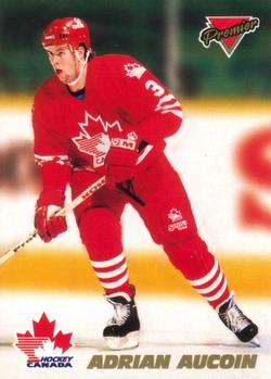 1993-94 O-Pee-Chee Premier - Team Canada #3 Adrian Aucoin Front