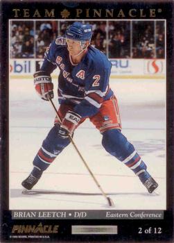 1993-94 Pinnacle Canadian - Team Pinnacle #2 Chris Chelios / Brian Leetch Back