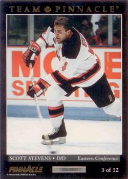 1993-94 Pinnacle Canadian - Team Pinnacle #3 Al MacInnis / Scott Stevens Back