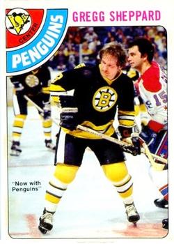 1978-79 O-Pee-Chee #18 Gregg Sheppard Front
