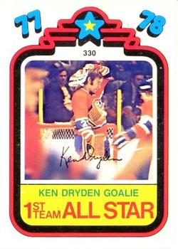1978-79 O-Pee-Chee #330 Ken Dryden Front