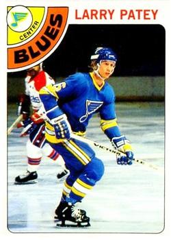 1978-79 O-Pee-Chee #8 Larry Patey Front