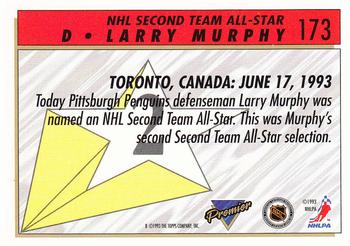 1993-94 Topps Premier - Gold #173 Larry Murphy Back