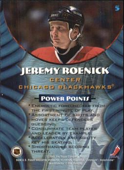 1994-95 Finest - Bowman's Best Refractors Veterans #5 Jeremy Roenick Back