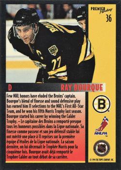 1994-95 O-Pee-Chee Premier - Special Effects #36 Ray Bourque Back