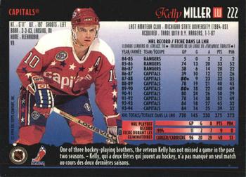 1994-95 O-Pee-Chee Premier - Special Effects #222 Kelly Miller Back