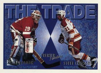 1994-95 O-Pee-Chee Premier - Special Effects #348 Mike Vernon / Steve Chiasson Front