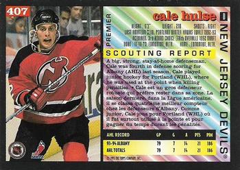 1994-95 O-Pee-Chee Premier - Special Effects #407 Cale Hulse Back