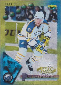 1994-95 Score - Gold Line Punched #2 Pat LaFontaine Front