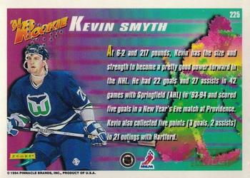 1994-95 Score - Gold Line Punched #225 Kevin Smyth Back