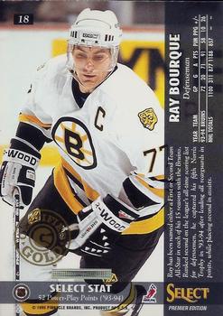 1994-95 Select - Certified Gold #18 Ray Bourque Back