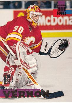 1994-95 Stadium Club - First Day Issue #79 Mike Vernon Front