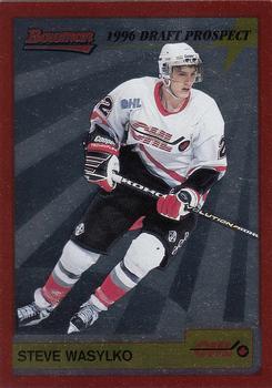 1995-96 Bowman - Draft Prospects #P38 Steve Wasylko Front