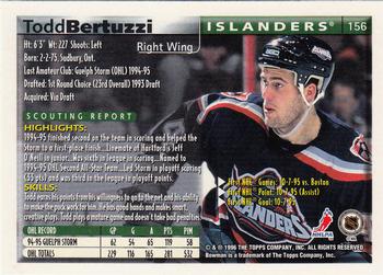 1995-96 Bowman - Foil #156 Todd Bertuzzi Back